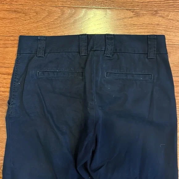 J Crew Favorite Fit size 0 Classic Twill Chino cropped navy pants - Picture 6 of 6